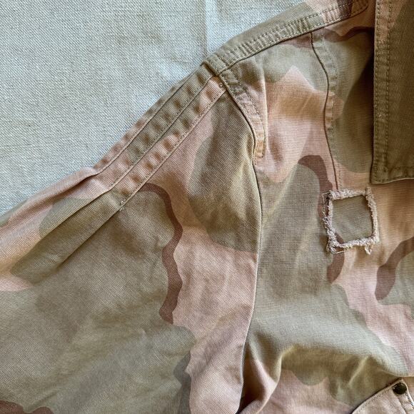 Anthropologie Lida Utility Pink Camo Jacket Womens Large Excellent Condition - Picture 6 of 10